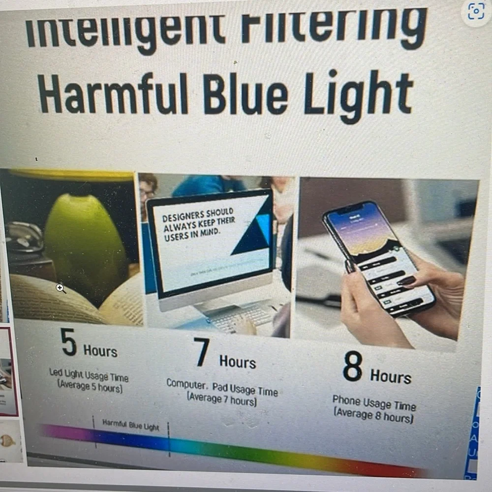 Pair of Blue Light Blocking glasses for computer gaming